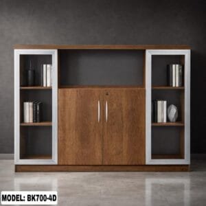دولاب ملفات قصير 4 ابواب لون جملي - 120*160