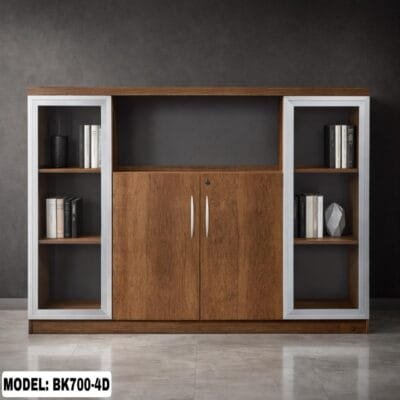 دولاب ملفات قصير 4 أبواب لون جملي 120×160 - أثاث مكتبي